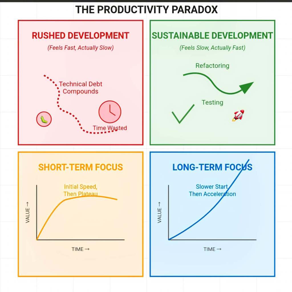 The Paradox of Productivity: How Refactoring and Testing Save&nbsp;Time